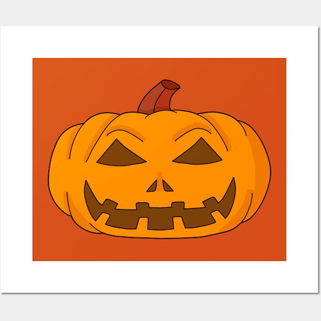 Halloween Pumpkin Wall Art by DiegoCarvalho